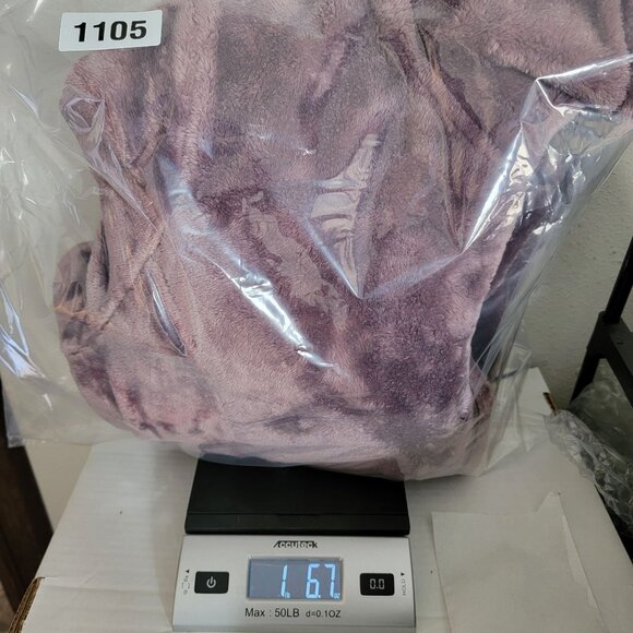 32 Degrees Heat Womens Sherpa Jacket Size 2XL Long Sleeve Full Zip Light Plum - Picture 12 of 12